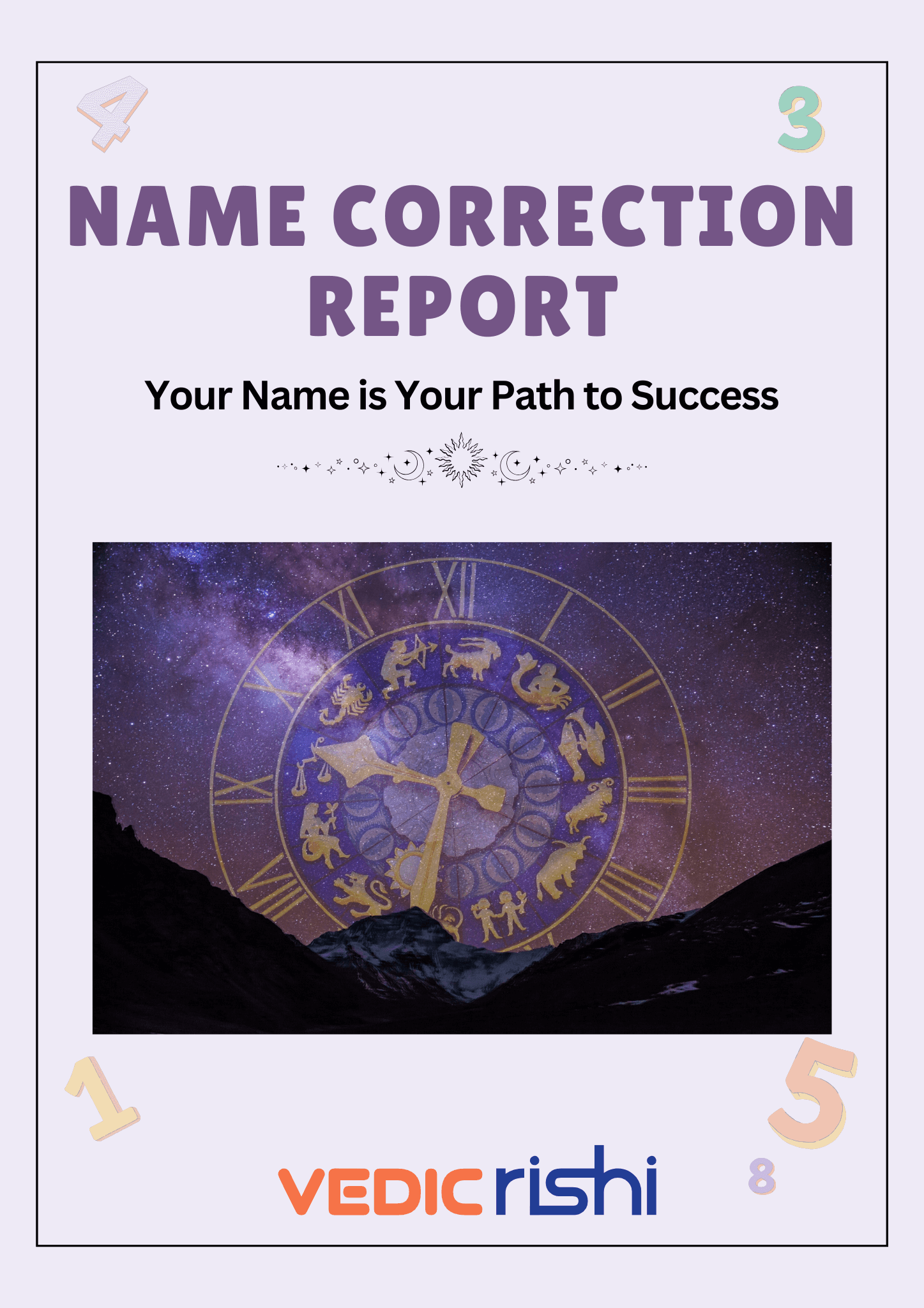 Name Correction Report